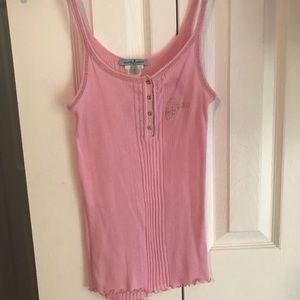 Guess Marciano pearl pink strap top